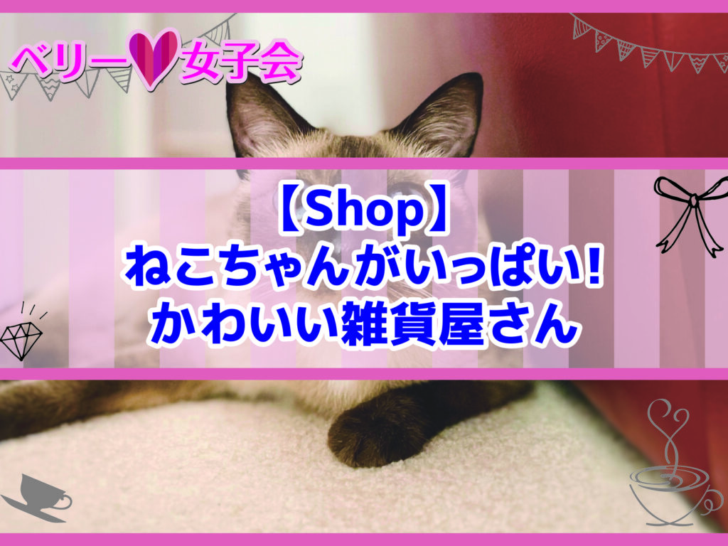 【Shop】ねこちゃんがいっぱい！かわいい雑貨屋さん