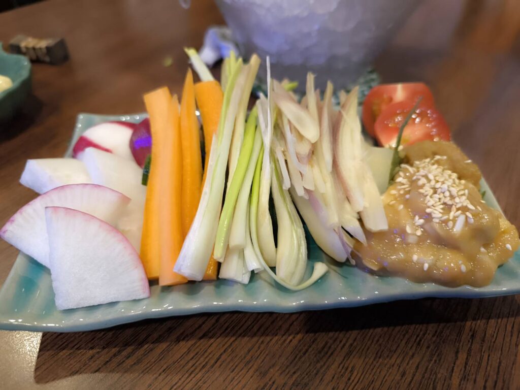 彩り野菜スティック ~特製味噌添え~