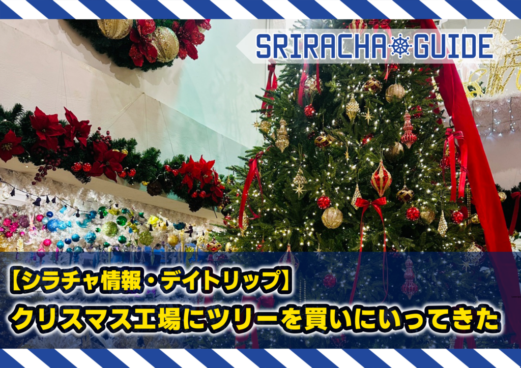 【シラチャ情報・日帰り】クリスマス工場にツリーを買いにいってきた