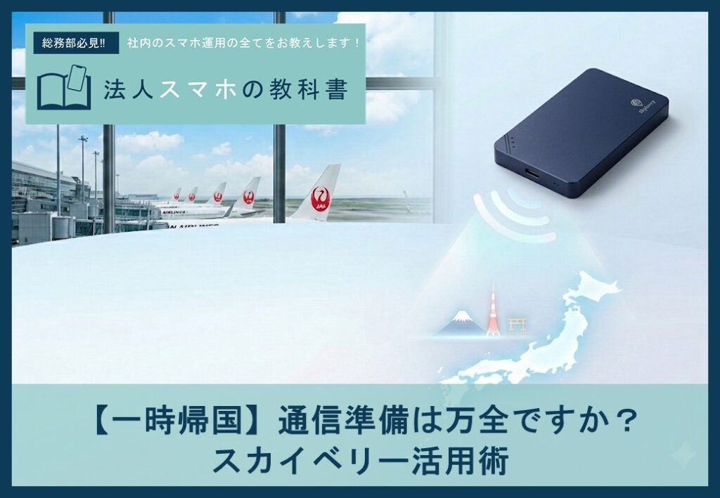 【一時帰国】通信準備は万全ですか？スカイベリー活用術